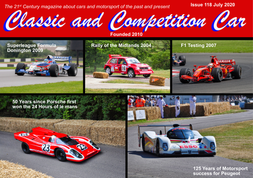 Classic and Competition Car 118 Jully 2020