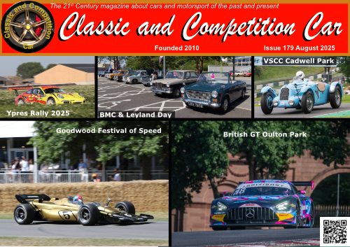Classic and Competition Car 179 August 2025.